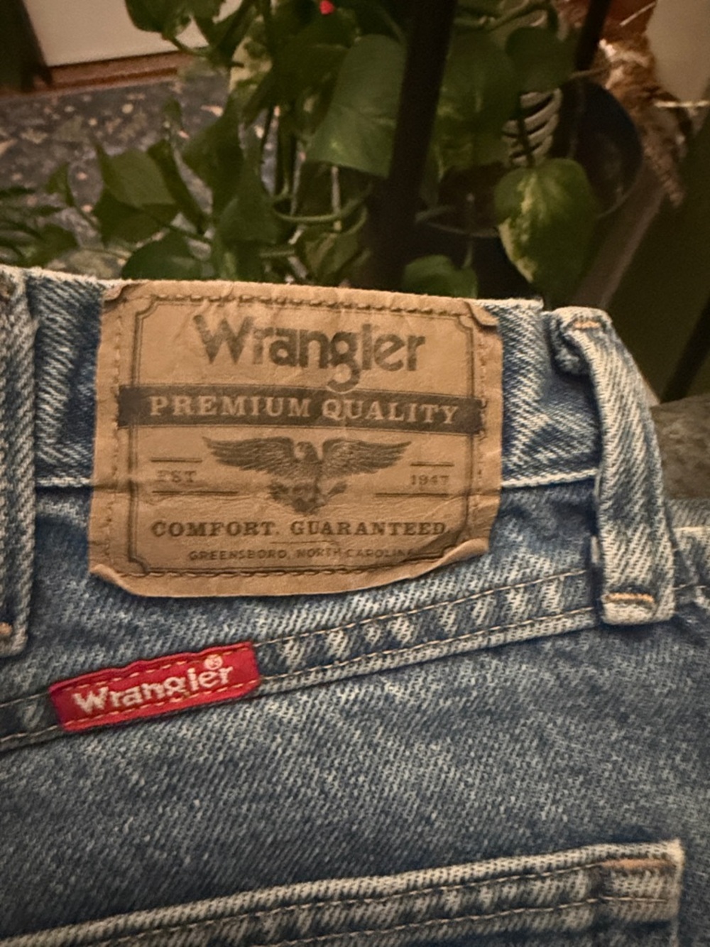 Wrangler Light Blue Denim Relaxed Fit Jeans